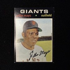 1971 TOPPS #600 WILLIE MAYS HOF SF GIANTS—WELL CENTERED HIGH #  Nice card!!
