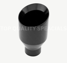 2.25 In 2 14 Inlet 4 Outlet 7 Length Stainless Steel Round Exhaust Tip 2.25 In 2 14 Inlet 4 Outlet 7 Length Stainless Steel Round Exhaust Tip