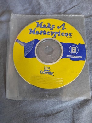 CRAYOLA - Make a Masterpiece (CD-ROM 1998 IBM) Sound Videospiel Auswahl