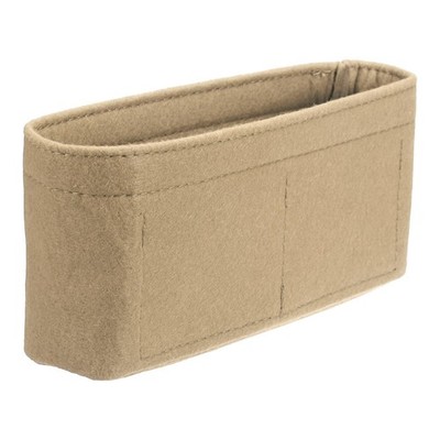 Beschaffungskarte Geldbörse Organizer Einsatz, Filz tragbar 7,5'' x 2'' x 4'', beige 