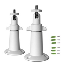 Security Camera Wall Mount Bracket 1/4'' Adjustable Indoor/Outdoor Mount Comp...