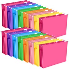 Sepamoon 40 Pcs Hanging File Folders Extra Ca...