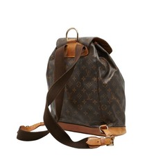 LOUIS VUITTON Zaino Montsouris GM M51135 Monogram Marrone Unisex Donna