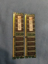 KTA-G5400/1G KINGSTON 4GB 2x2GB PC3200 DDR-400MHz 184-Pin DIMM Memory Module.