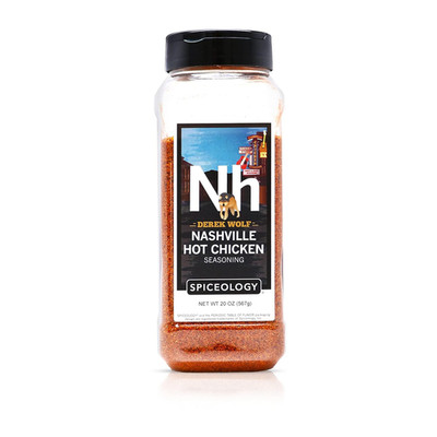   Derek Wolf Nashville Hot Chicken Seasoning   Spicy BBQ Rub for Chicken Wings, 
