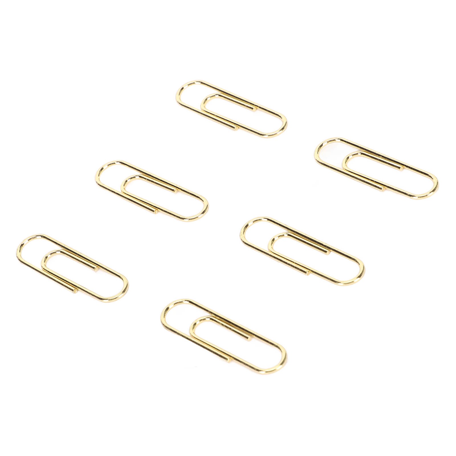 1.1in 100pcs Paper Clips Rust Prevention Increased Slip Resistance Portable Meta