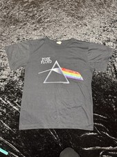 Original 1987 Pink Floyd World Tour Shirt Single Stitch Dark Side Of The Moon
