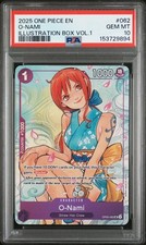 2025 ONE PIECE PROMOS ILLUSTRATION BOX VOL.1 #062 O-NAMI PSA 10