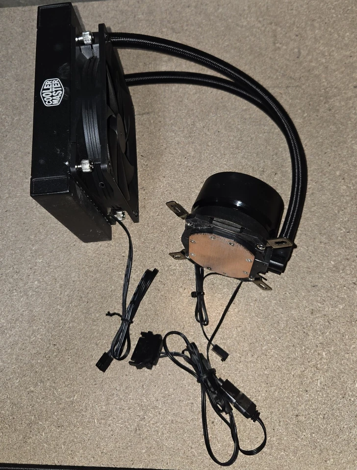 CyberPower PC OEM Cooler Master 120mm Liquid CPU Cooler for Intel LGA 115x CPUS - Image 4 of 4