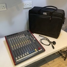 Allen & Heath ZED-12FX Analogue Mixer with USB & Built-in FX in Gator case