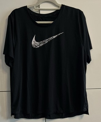 NIKE DRI-FIT Top - Gr. XL - Schwarz Damen