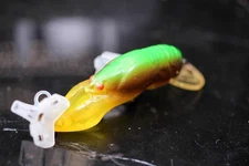 TRANSLUCENT GREEN YELLO  Rebel Teeny Wee Crawfish Crawdad Crankbait FISHING Lure