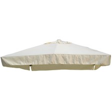 Top Telo Di Ricambio Per Ombrellone A Braccio Decentrato Legno 3x4 380 Gr Ecrù