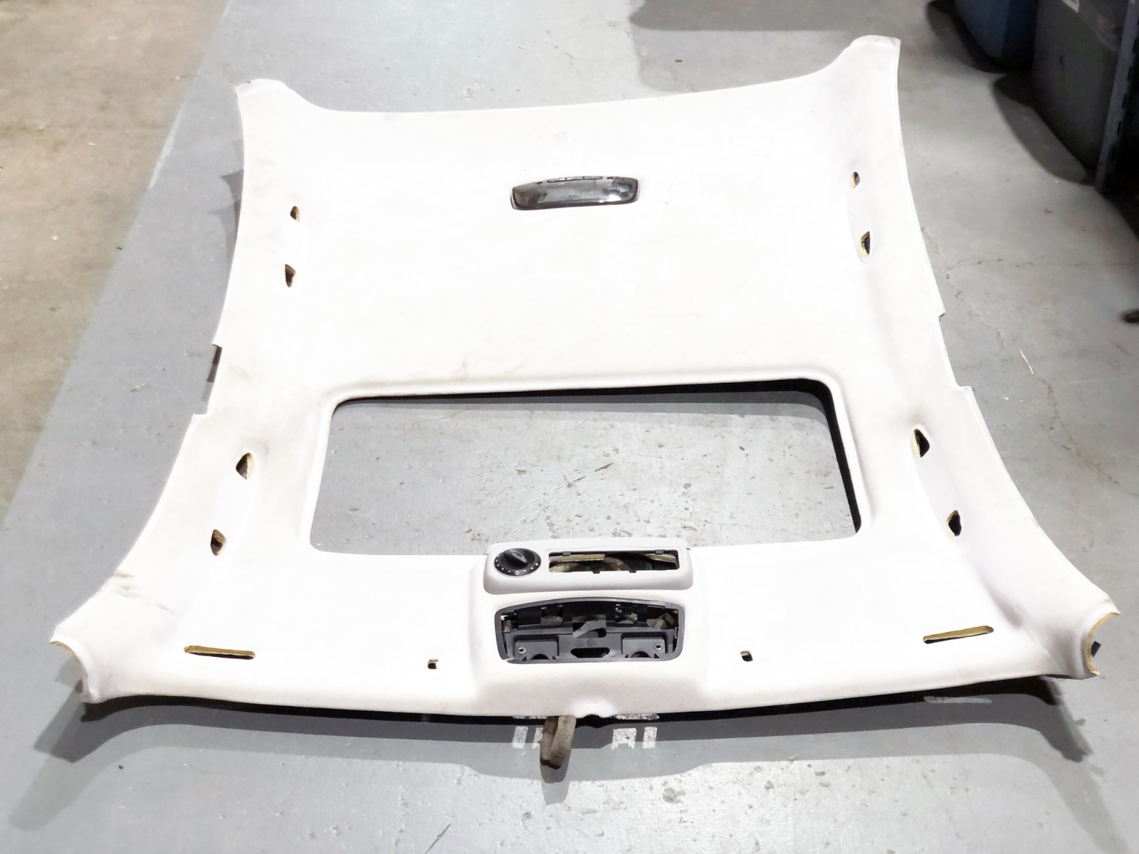 03-13 Maserati Quattroporte M139 Grey Headliner Assembly ALCANTARA SUEDED Gray 