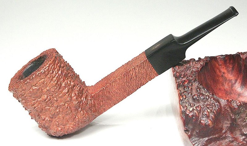 SAVINELLI CAPRI, ROOT BRIAR Coral Finish Oil Cured, 515 Big Foursquare NEAR MINT
