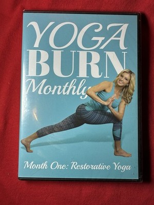 Yoga Burn Monthly: Month One: Restorative Yoga (Sealed DVD, 4 Discs)