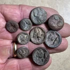 Nine Civil War era uniform buttons-Found Ft. Craig New Mexico in the 1960's