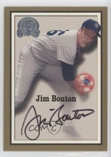 2000 Fleer Greats of the Game Auto Jim Bouton Auto