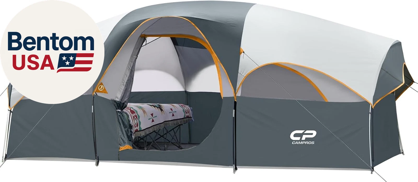 Tent 8 Person Camping Tents, Weather Resistant Family Tent, 5 Large Mesh Windows
Opens in a new wind