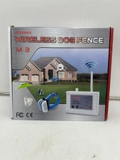Justpet Wireless Dog Fence M-3 with 3 Collar For Dogs - Open Box New