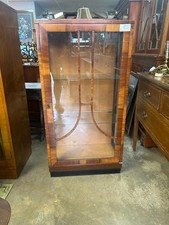 Art deco Glass display cabinet