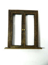 Finestra in Legno Cm 7x9h Apri/Chiudi Infisso Balcone Casa Presepe Pastori