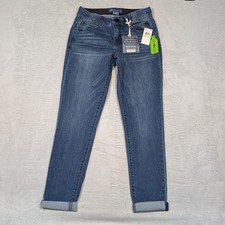 Democracy Jeans Ab Solution Ankle Skimmer Womens 4 Blue Stretch NWT