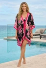 Johnny Was Blum Floral Short Kimono CSW7624-N