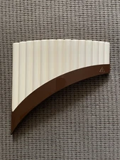 PAN FLUTE, AULOS BRAND, PAN PIPES, SYRINX, WITH BOX, BAG AND MEL BAY MUSIC BOOK!