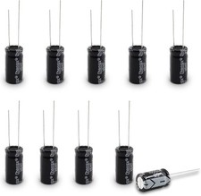 1000uf 25v Aluminum Radial Electrolytic Capacitor 10 pcs