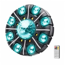 150W 4IN1 8 Arms Moving Head Light RGBW DJ Light w/Laser Effect DMX Stage Light