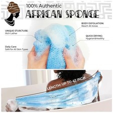 Eco-Friendly Exfoliating Sponge - African Bath Scrubber Pack