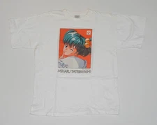 Vintage 90s Tokimeki Memorial T-Shirt Size M Hook-Ups Skate Anime Girl Konami