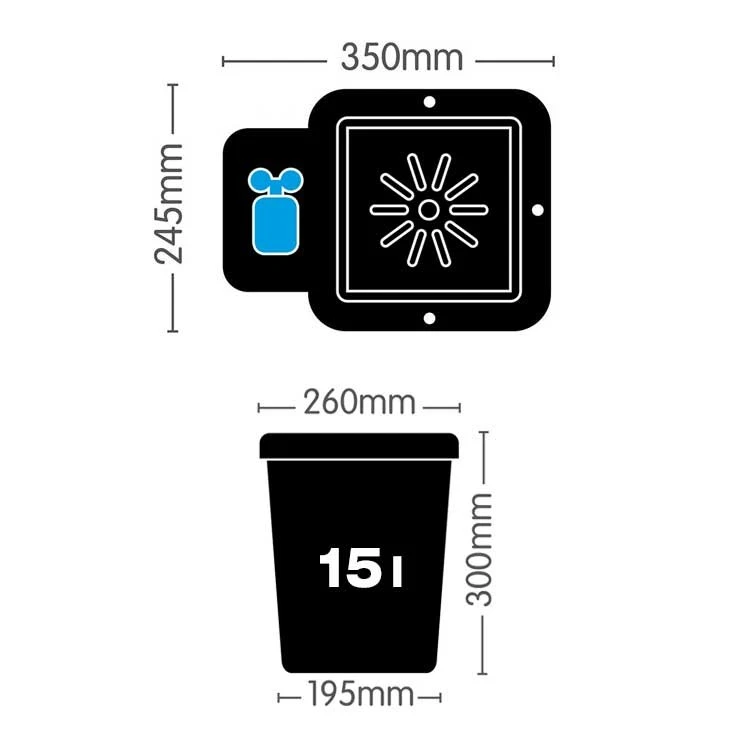 AutoPot 1Pot Bewässerungsset 4 x 15L Töpfe - AutoPot System für 4 Pflanzen - Bild 2 von 2