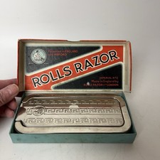 Antique Vintage Rolls Razor Imperial No2 Self Sharpening Blade Strop Insruction