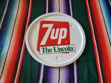 7 UP "The Uncola" 70s Tin Metal Serving Tray Soda Advertising Made In USA