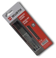 10 StüCk WÜRth 18Mm Abbrechklingen Extrem Scharf Teppichmesser Cuttermesser