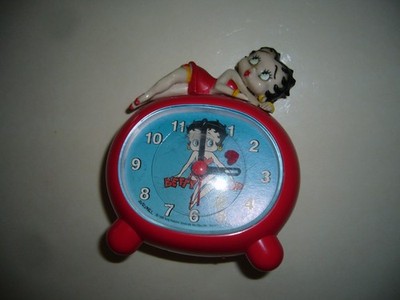 Betty Boop Wecker 1996 Abnehmbare Figur King Feature Syndicate Inc