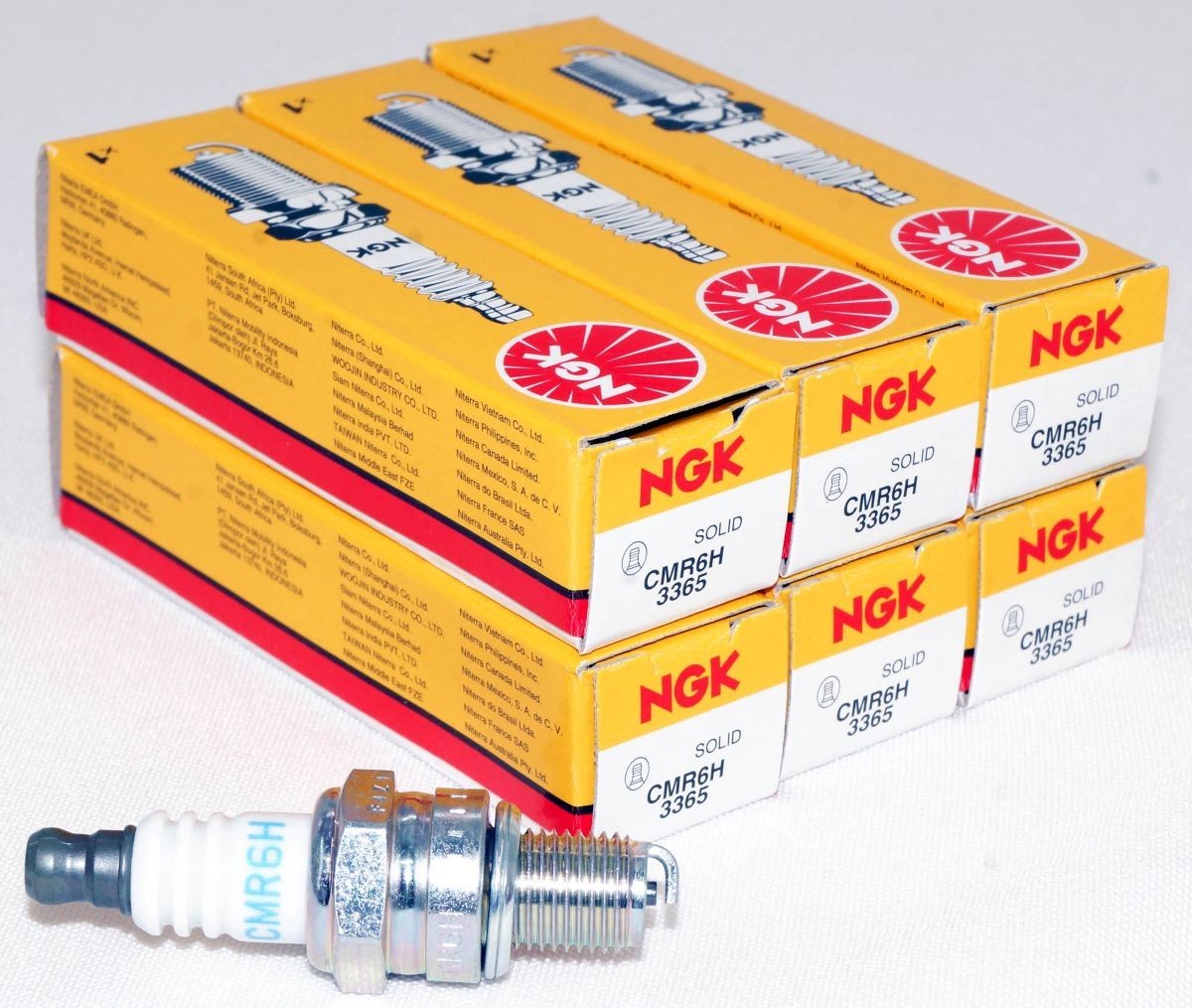 4 Pack Genuine NGK 3365 Spark Plug CMR6H Fits Stihl Kombi Jonsred Poulan Pro