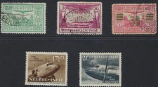 Old Airmail Stamps from Netherlands Indies...............23N......H-924