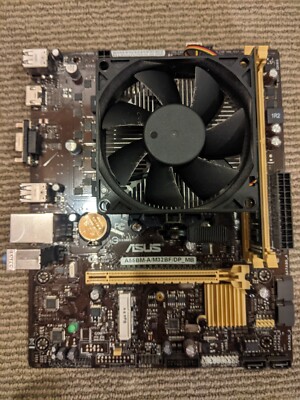ASUS DELL ACER FM2+ MOTHERBOARD WITH: AMD A8 Quad CPU+HEATSINK+FAN