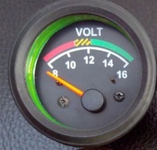 New Voltmeter Volt Gauge Vdo Type 2-11652mm 12v System Wwire Harness New Voltmeter Volt Gauge Vdo Type 2-11652mm 12v System Wwire Harness