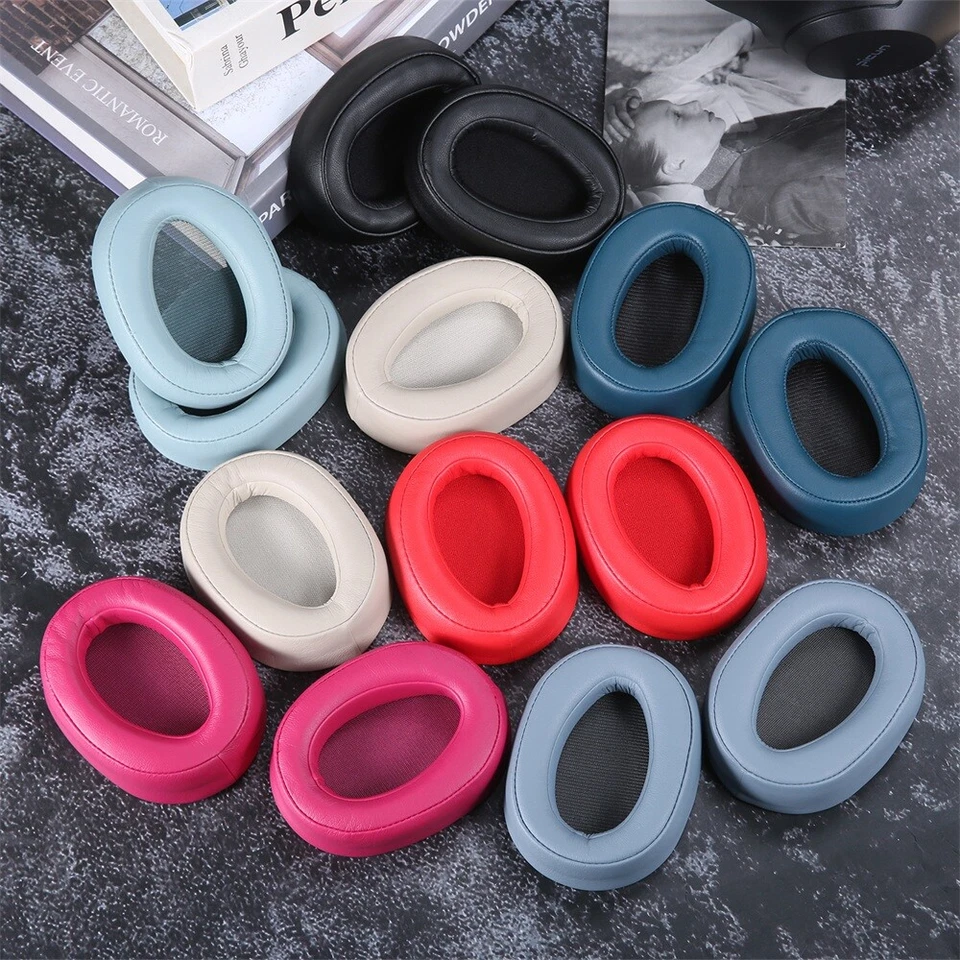 1 Par de Auriculares 6 Colores para Sony MDR-100A MDR-100ABN WH-H900N Auriculares Piezas Foto 2 de 4