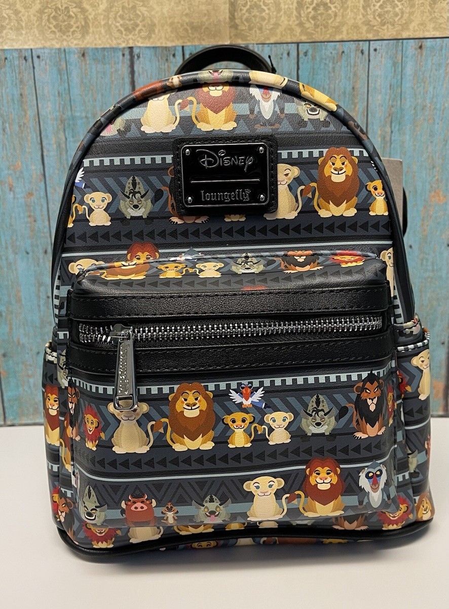 Exclusive Disney Loungefly Lion King Tribal Chibi Backpack W
