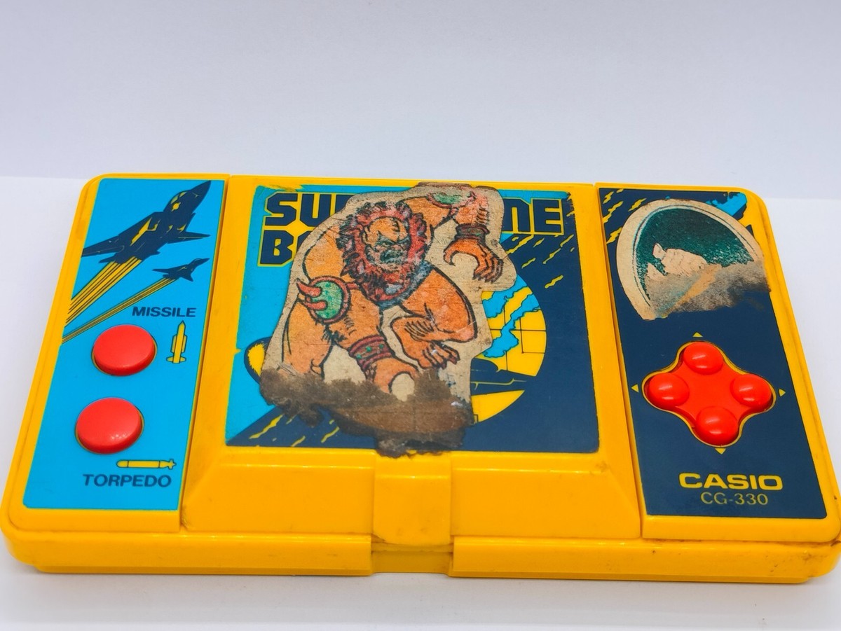 サブマリンバトル　ゲームウォッチ　CASIO CG-330 動作確認済み サブマリンバトル ゲームウォッチ CASIO CG-330 動作確認済み
