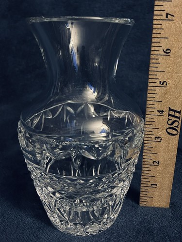 Waterford Crystal Ballina Glass Vase 7” - Picture 12 of 12