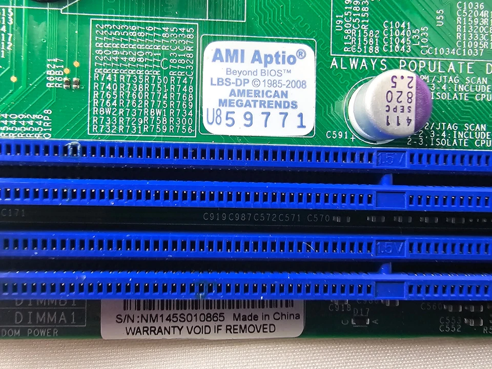 NEW X9DRT-F Serverboard From SuperMicro CS-808 6017TR-TF 1U 4-bay Server F32 - Image 4 of 4