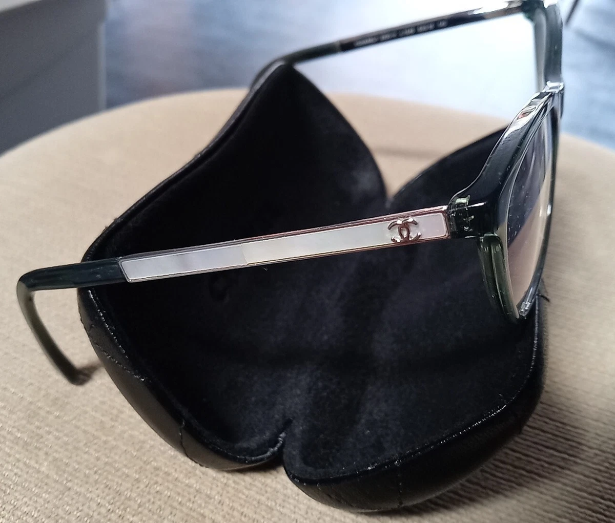 Chanel eyeglasses with pearls hotsell