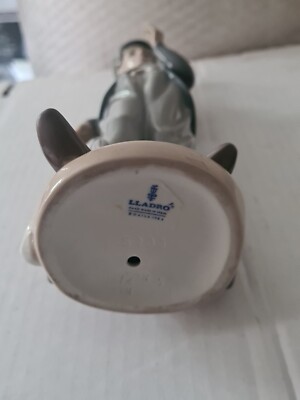 Vintage Lladro Figurine Charlie the Tramp Chaplin 5233 Porcelain