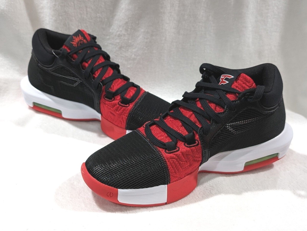 Nike LeBron Witness 8 Faze Black/White/Red Men's Basketball Shoes